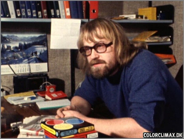 Jens Theander in the Candy Film office.